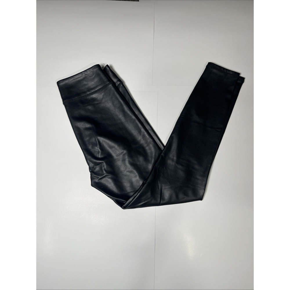 Abercrombie & Fitch Faux Leather Leggings High‎ Rise Black Womens S Vegan Preppy